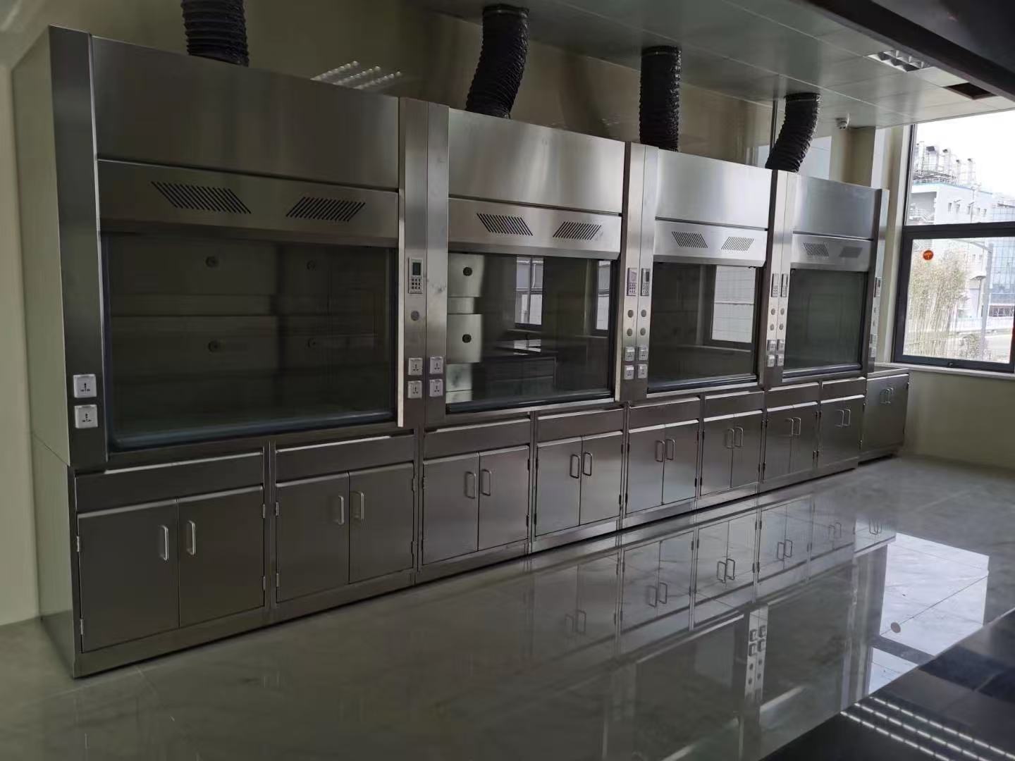 扬州市气路系统不锈钢实验台 - 方案
